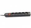 Listwa zasilająca TRACER PowerGuard + 1.8 m Black (5 gniazd)
