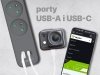 Listwa zasilająca antyprzepięciowa TRACER Power Line+ mobile ready 1.5 m (4 gniazda + 1x USB A+ 1x Type C, PD18W)