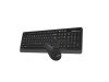 Zestaw klawiatura + mysz A4TECH Fstyler FG1012 WRLS Black