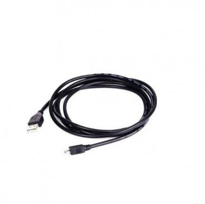 Kabel GEMBIRD CCP-mUSB2-AMBM-0.3M (USB M - Micro USB M; 0,30m; kolor czarny)