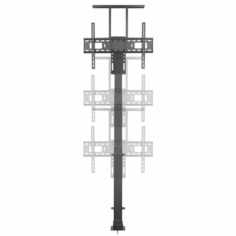 UCHWYT TV-WINDA STEROWANY ELEKTRYCZNIE AR-93M MOBILNY 60KG max 80&quot; VesaMax600x400