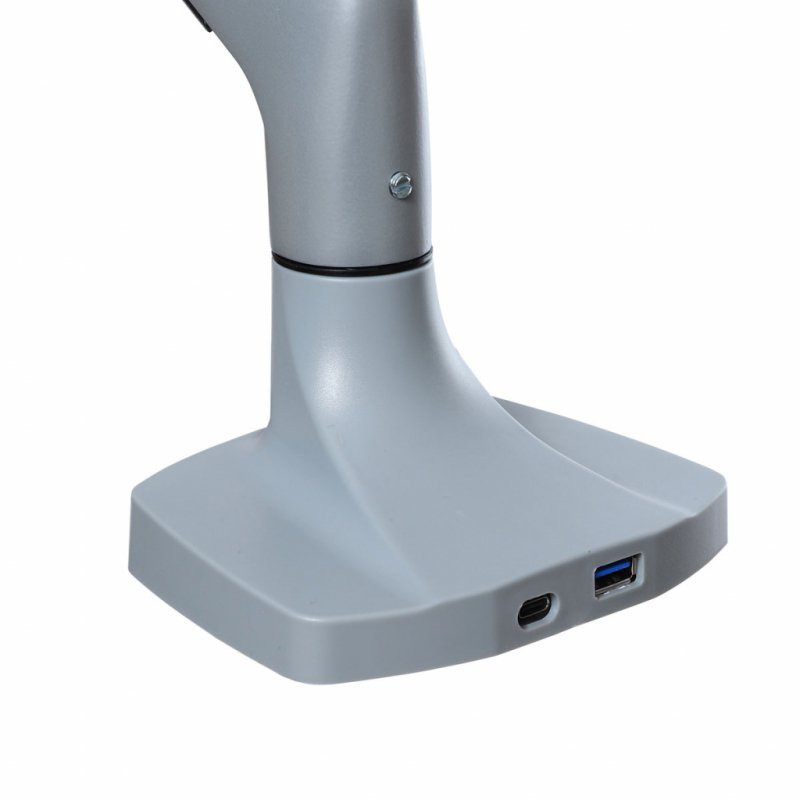 UCHWYT BIURKOWY GAZOWY DO 1 MONITORA LED/LCD 17-45&quot; L-35GD ART 1-15kg 1xUSB-A 1xUSB-C 3.0 HEAVY DUTY