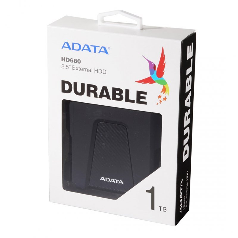 Dysk zewnętrzny HDD ADATA HD680 (1TB; 2.5&quot;; USB 3.2; czarny)