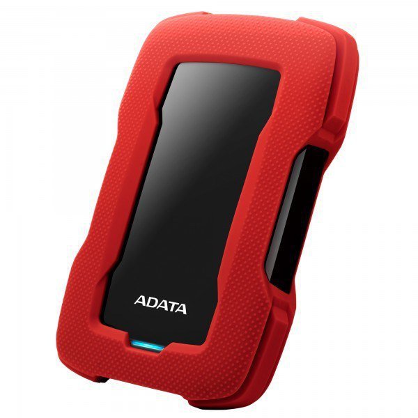 Dysk zewnętrzny HDD ADATA HD330 (2TB; 2.5&quot;; USB 3.2; czerwony)