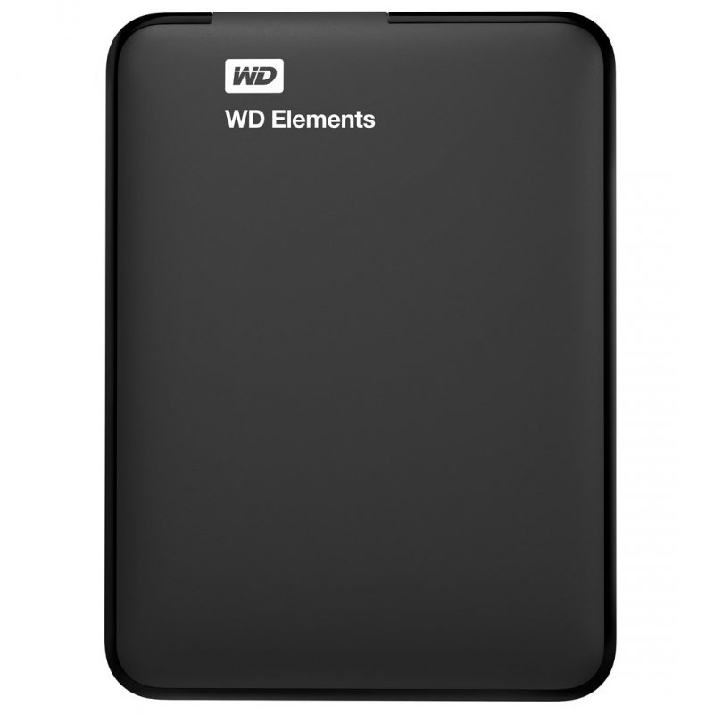 Dysk zewnętrzny HDD WD Elements (1TB; 2.5&quot;; USB 3.0; Czarny; WDBUZG0010BBK-WESN)