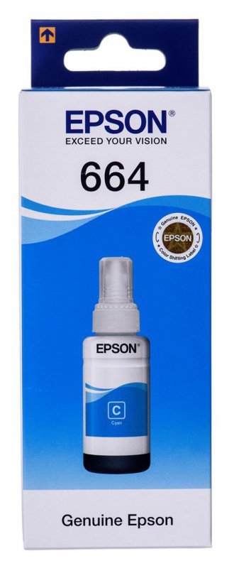Tusz Epson C13T66424A (oryginał ; 70 ml; niebieski)