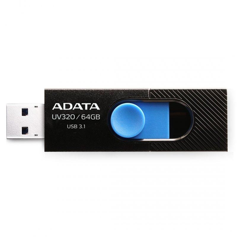 ADATA FLASHDRIVE UV320 64GB USB3.1 Black-Blue