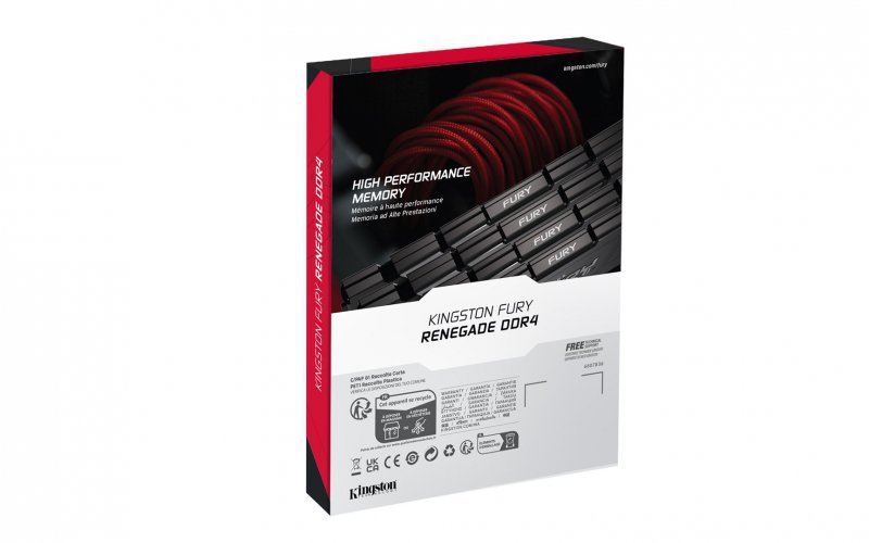 KINGSTON DDR4 16GB 4000MT/s CL19 DIMM FURY Renegade Czarny