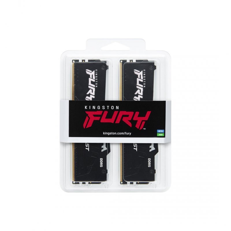 Kingston FURY DDR5 32GB (2x16GB) 5200MHz CL36 Beast Black RGB EXPO
