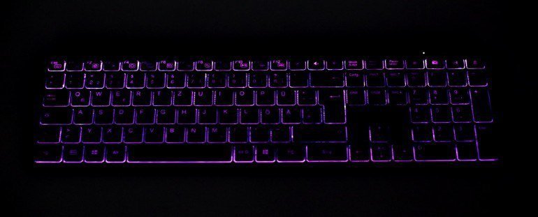 GEMBIRD ECLIPSE BEZPRZEWODOWY ZESTAW KLAWIATURY I MYSZKI Z PODŚWIETLENIEM PRO BUSINESS SLIM, UKŁAD US, CZARNY