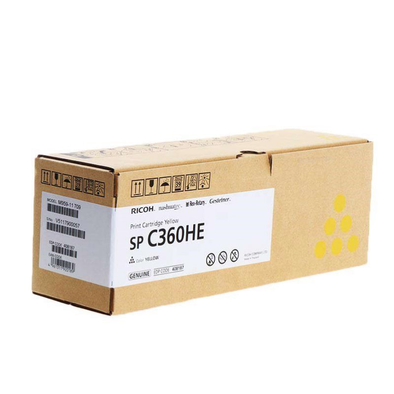 Ricoh Toner SP C360  HC 408187 Yellow