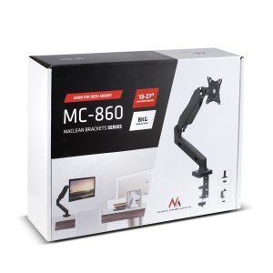 Uchwyt biurkowy do monitora Maclean MC-860 (biurkowy; 13&quot; - 27&quot;; max. 8kg)