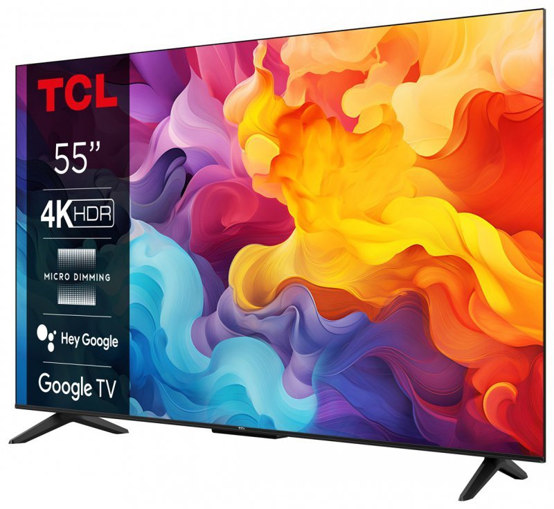 Telewizor TCL 55P655 55&quot; 4K Ultra HD Google TV Dolby Atmos DVB-T2 Tytan