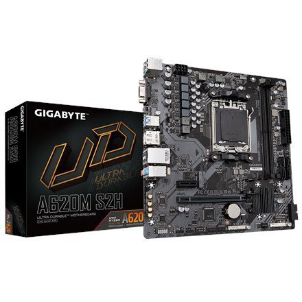 Płyta główna Gigabyte A620M S2H (A620, AM5, mATX, DDR5)