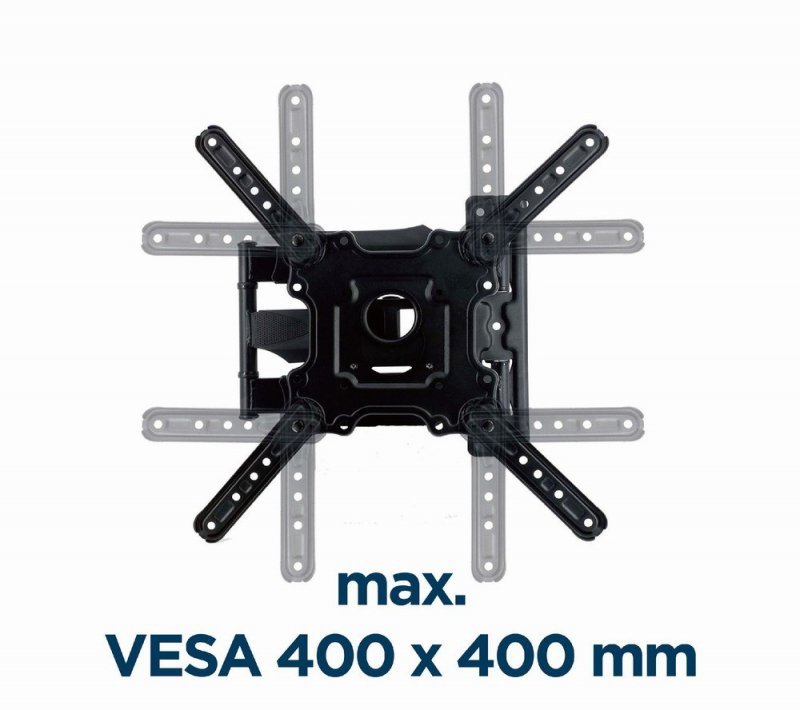 GEMIRD UCHWYT ŚCIENNY REGULOWANY LCD 32&quot;-55&quot; VESA MAX 400 X 400MM, DO 32KG