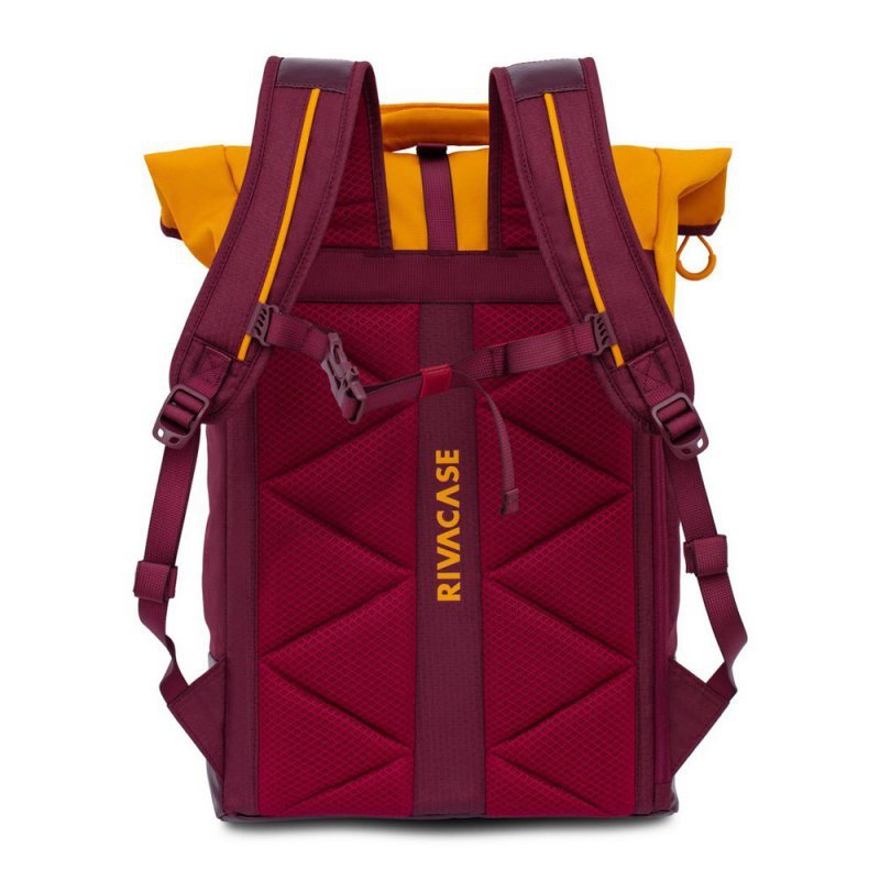 Plecak na laptop 15.6&quot; 25L Rivacase 5321 bordowo-żółty
