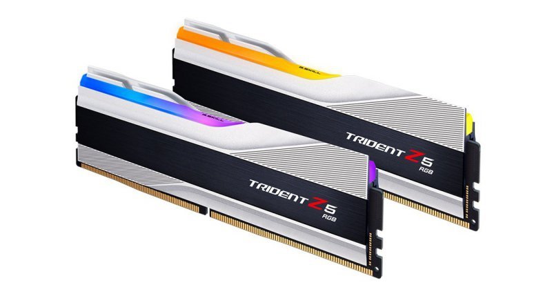 Pamięć DDR5 PC5600 G.Skill 32GB Kit2x16 Trident Z5 RGB Silver