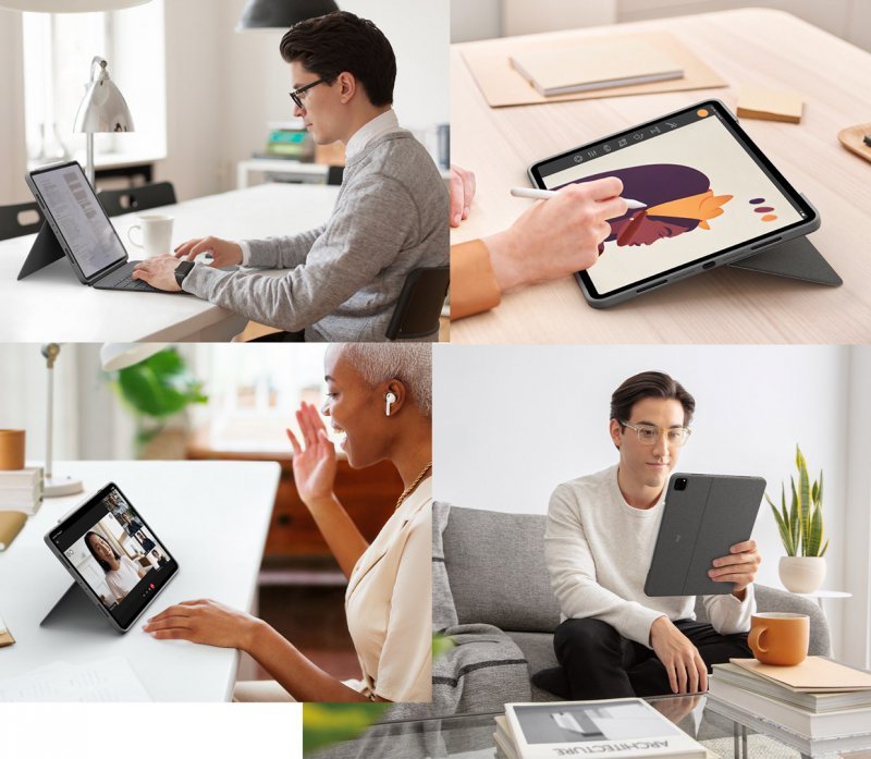 Klawiatura z etui do iPad Pro 12.9 COMBO TOUCH F. IPADPRO 12.9INCH/5TH GEN. - GREY - US - INTNL