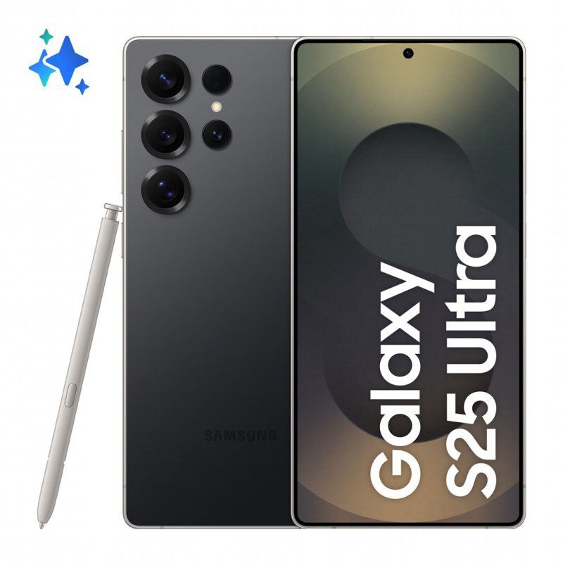 Samsung Galaxy S25 Ultra 17,5 cm (6.9&quot;) Dual SIM Android 15 5G USB Type-C 12 GB 256 GB 5000 mAh Czarny, Tytan