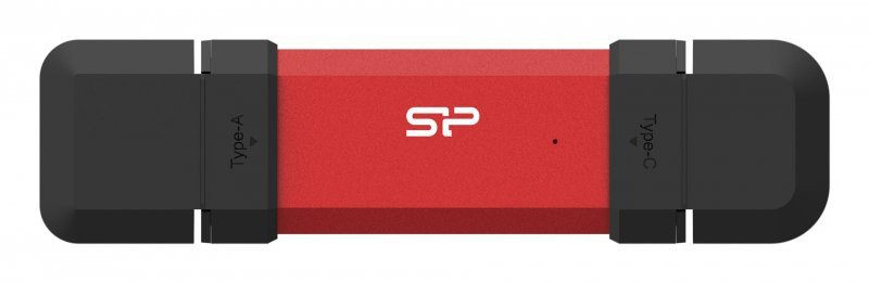Silicon Power DS72 pamięć USB 250 GB USB Type-A / USB Type-C 3.2 Gen 2 (3.1 Gen 2) Czerwony