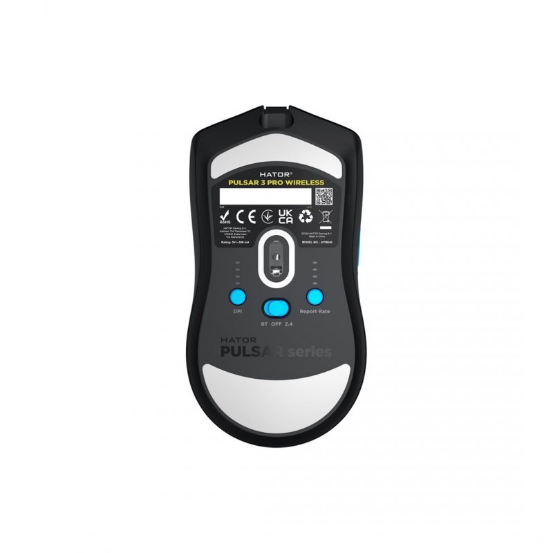 Mysz dla graczy Hator Pulsar 3 Pro Wireless czarna