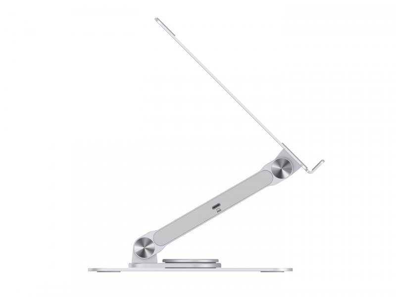 CONCEPTRONIC Uchwyt na laptopa ze stacją dokującą 7 w 1 srebrny