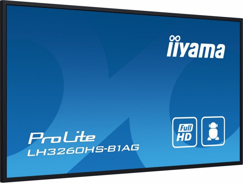 IIYAMA Monitor wielkoformatowy 31.5 cala LH3260HS-B1AG matowy 24h/7  500(cd/m2) VA 1920 x 1080 FHD Android.11 Wifi CMS(iiSignage