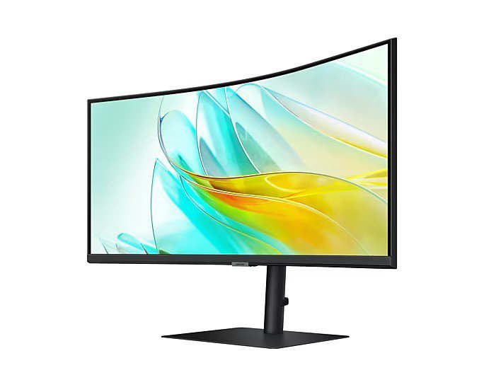Samsung Monitor 34 cale ViewFinity S65UA VA 3440x1440 UWQHD 21:9 1xHDMI 1xDP 1xUSB-C(90W) 3xUSB 3.0 LAN (RJ45) 5ms 100Hz HAS+PIV