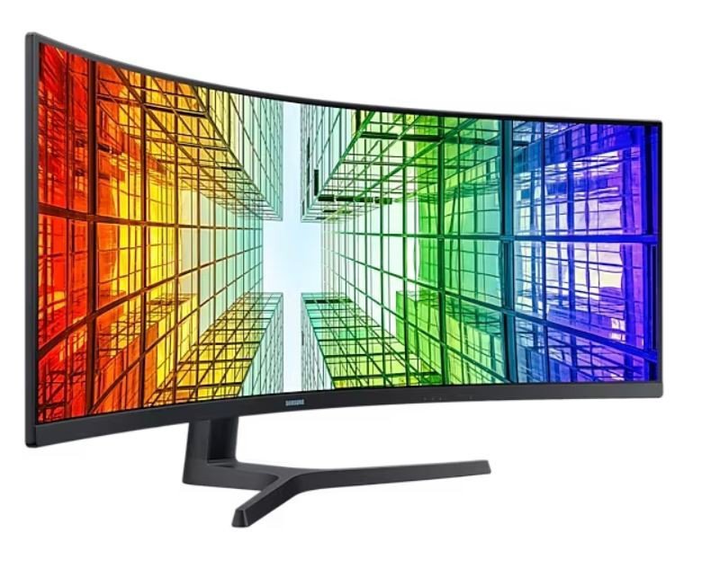 Samsung Monitor 49 cali ViewFinity S95UC VA 5120x1440 DQHD 32:9 2xHDMI 1xDP 1xUSB-C (90W) 3xUSB 3.0 LAN 5ms PinP/PbyP 120Hz HAS 