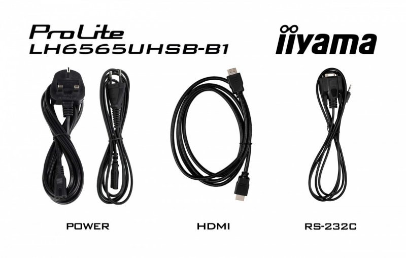 IIYAMA *IIYAMA 65&#39;LH6565UHSB-B1, 24/7,IPS,ANDROID.11,4K,800cd, iiSignage2, SDM, 2x HDMI, DP, 2x USB,2x 10W, RJ45, WiFi, 4/32