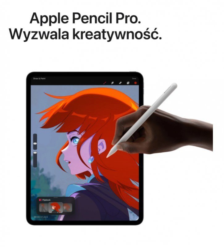 Apple iPad Pro 13-calowy Wi-Fi 2 TB ze szkłem standardowym - Gwiezdna czerń