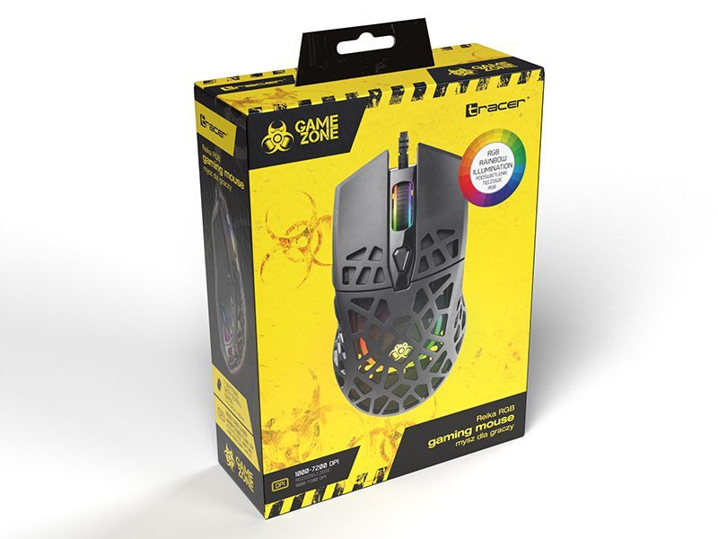 Mysz TRACER GAMEZONE REIKA  RGB USB