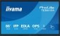 IIYAMA Monitor 86 cali TE8615A-B1AG IPS,4K,40pkt,550cd,D<br />eepContrast-IR+, HDMI x2,DP,USB-C, 2 x 20W, OPS Slot x1, 5xUSB, 2xRJ45,8-Array,EDLA, WiFi,PiP, iiW 