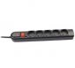 Listwa zasilająca TRACER PowerGuard + 1.8 m Black (5 gniazd) 