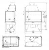 Wkład kominkowy DORAKO ECO iLINE 5172 R
