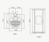 Piecyk na pellet Sound UP 7 kW - Cadel
