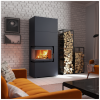Kominek powietrzny modułowy SIMPLE BOX lewy 8 kW Ø 200 BLACK