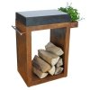 Stolik Artiss mały 60x45x91cm corten