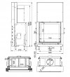 Wkład kominkowy DORAKO Linea V 1080