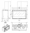 Wkład kominkowy ROCAL ARc 100 +PLUS 180