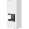 KOMINEK POWIETRZNY SIMPLE BOX lewy 8 kW Ø 200 BIANCO