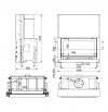 Wkład kominkowy DORAKO Linea H 1050