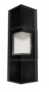 PIEC STALOWY KOZA TORA/M 8 kW czarny panel szklany