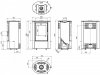 Piec wolnostojący DEFRO CERES ELI 6,6 kW