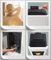 Piecyk na pellet Perla 7 kW blacha - Cadel