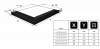 Kratka kominkowa LUFT SF narożny prawy biały 54,7x76,6x6