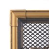 Kratka kominkowa wentylacyjna RETRO 10x20cm złota patyna
