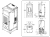 Piec na pellet Noir MX 16 kW 