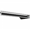 Kratka kominkowa LUFT SF narożny lewy szlif 80x40x9