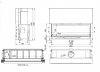Wkład kominkowy DORAKO Linea H 1570
